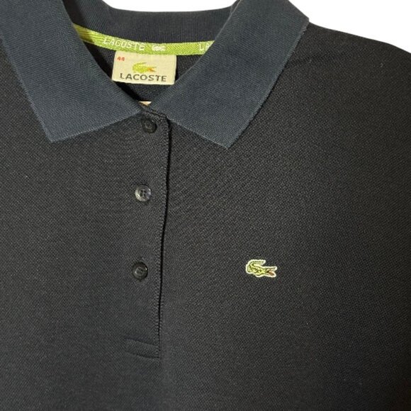 Lacoste short sleeve polo dress navy blue women's size 44 - Picture 3 of 5